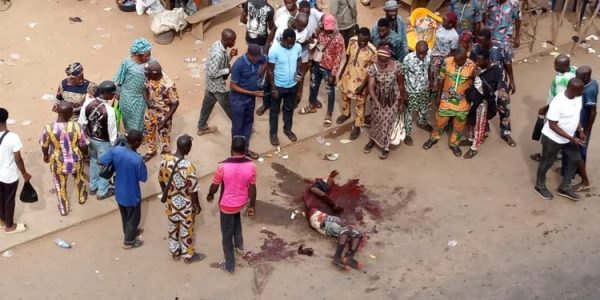 Okada Rider Fighting For His Life After Cultists Attacked Him With Machete In Ogun (GRAPHIC)