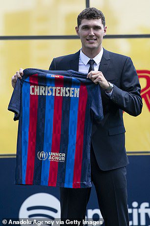 Christensen joined Barcelona after five years at Chelsea