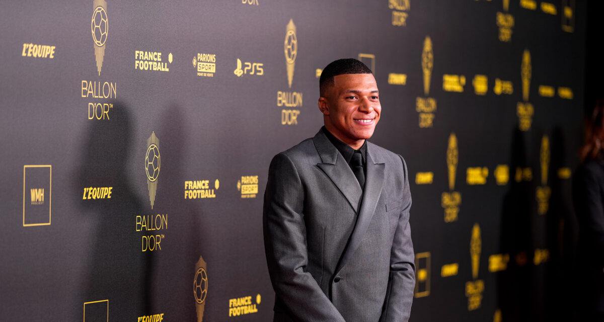 Kylian Mbappé au Ballon d'Or