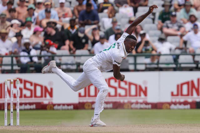 Kagiso Rabada took 3-39 on the final day as South Africa bowled Australia out for 111.