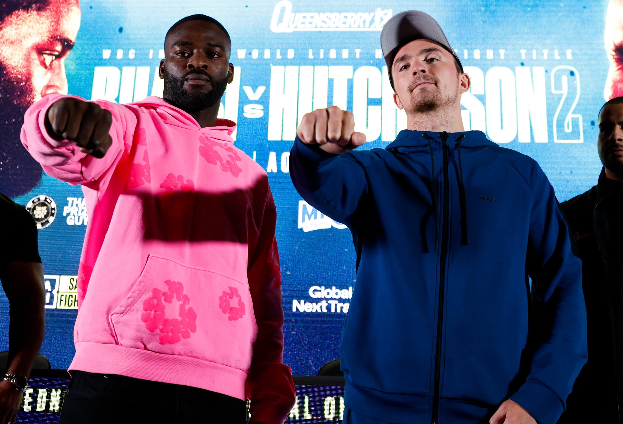 Buatsi and Hutchinson pictured in September