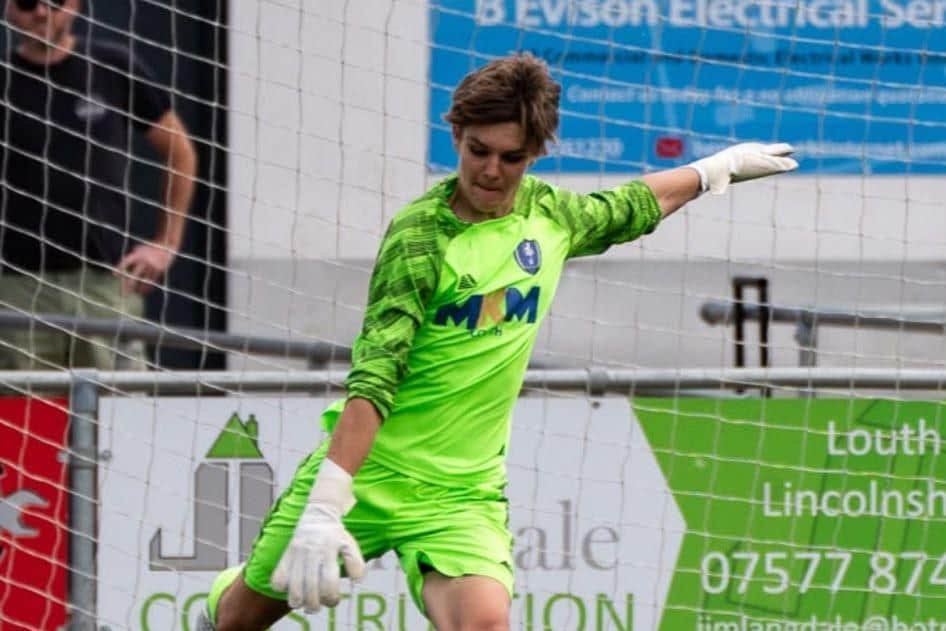 Penalties hero - Louth's teen keeper Stan Simons.