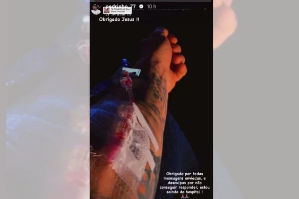 Pedrinho sai do hospital após celulite facial e agradece mensagens de apoio - destaque galeria