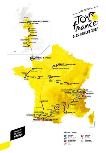 Le parcours du Tour de France 2027