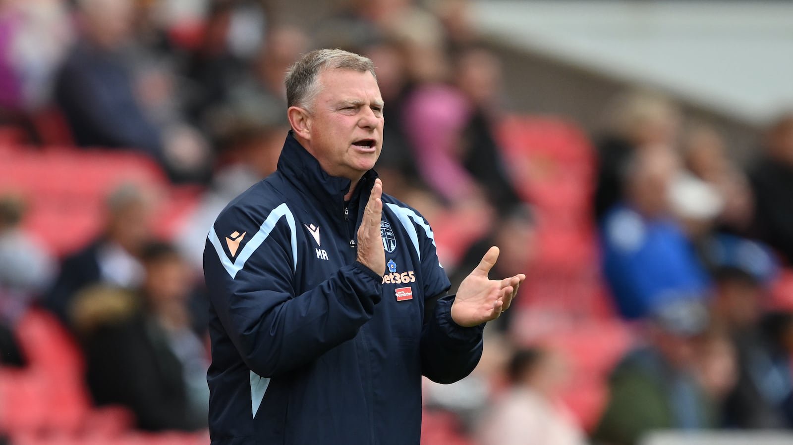 Manager Mark Robins saluted Stoke’s performance against Preston