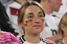 She has also been wearing a Germany shirt with Nagelsmann's nickname written on the back