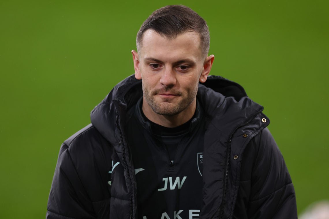 Jack Wilshere looking on during a game