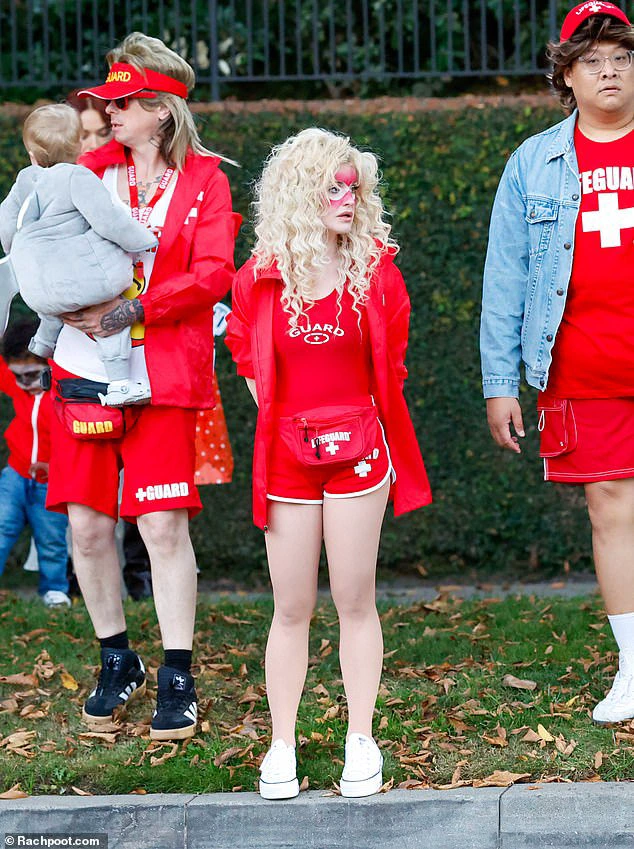 Kelly Osbourne Flaunts Fit Figure in Coordinated Halloween Costumes Amid Ozempic Rumors (Photos)