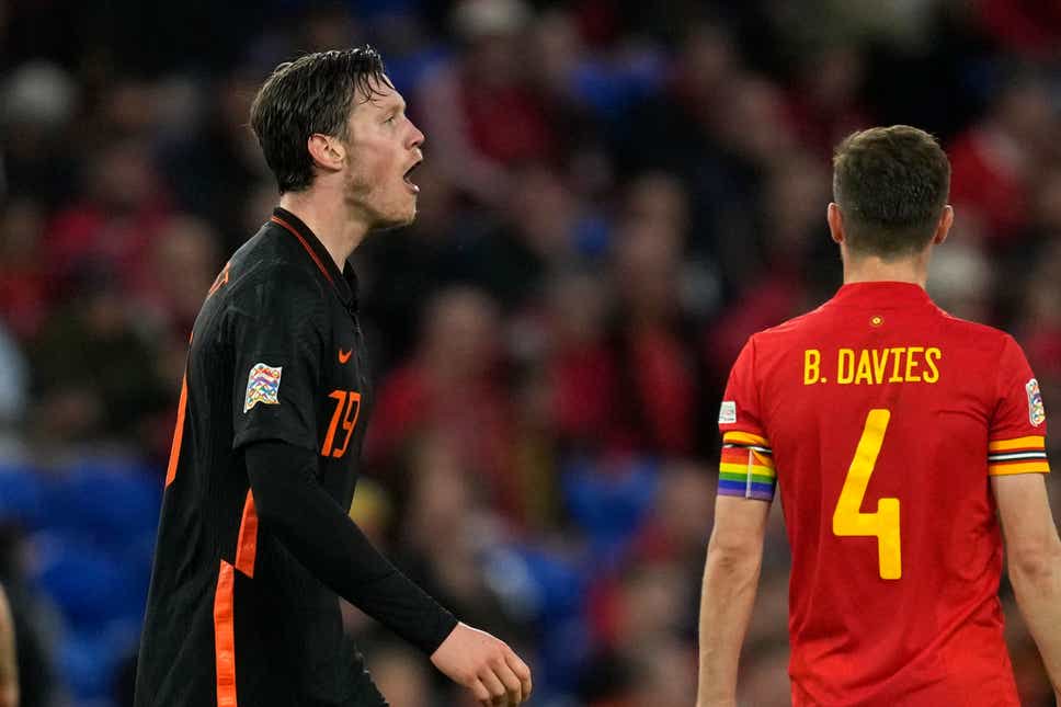 <p>Last-gasp winner: Wout Weghost brought Wales back down to earth in Cardiff </p>