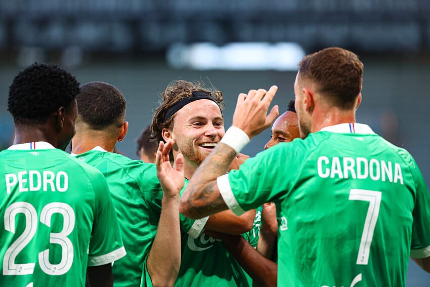 Les joueurs de l'ASSE
