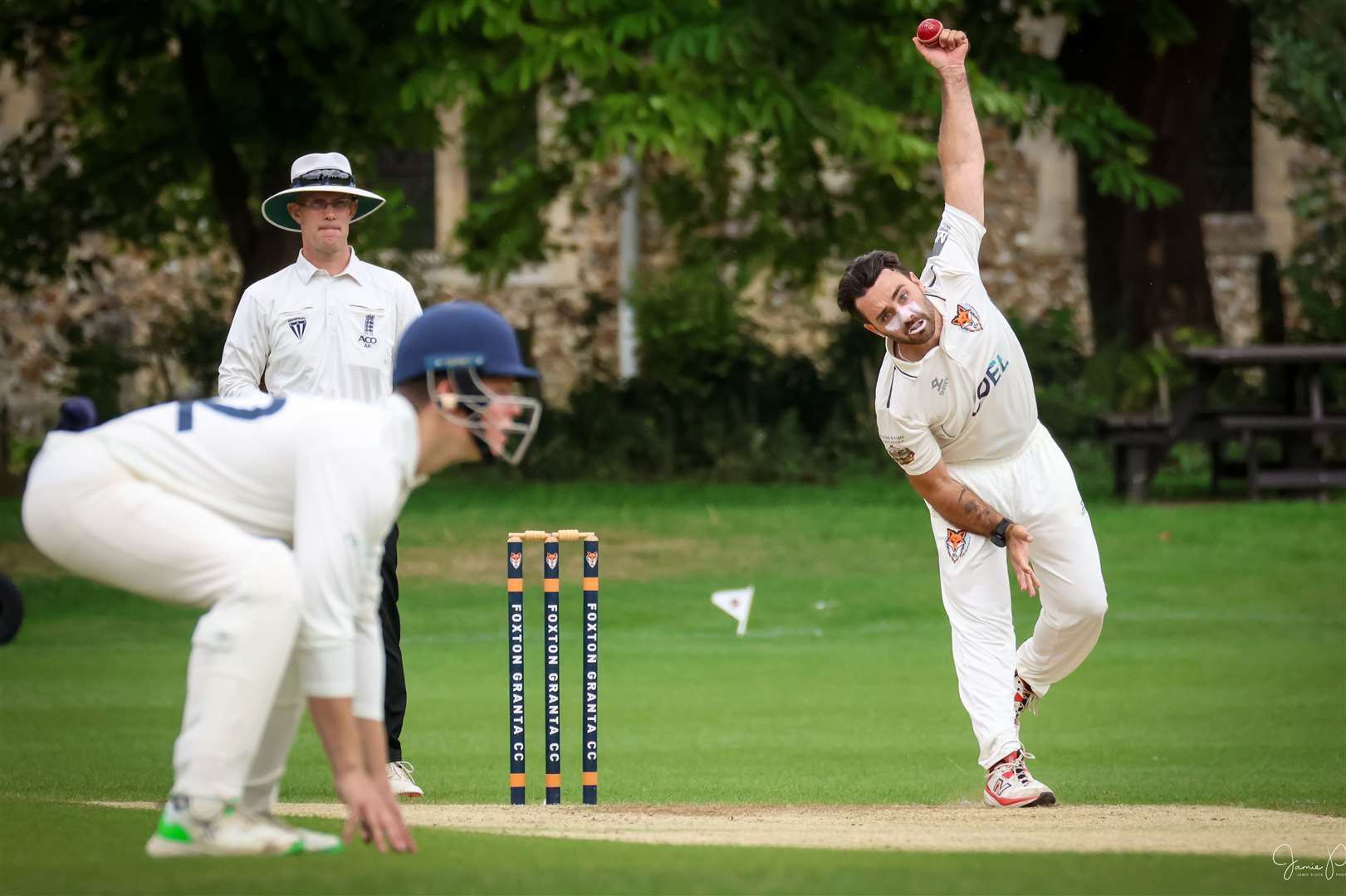 Jonty Webb took five wickets for Foxton Granta. Picture: Jamie Pluck