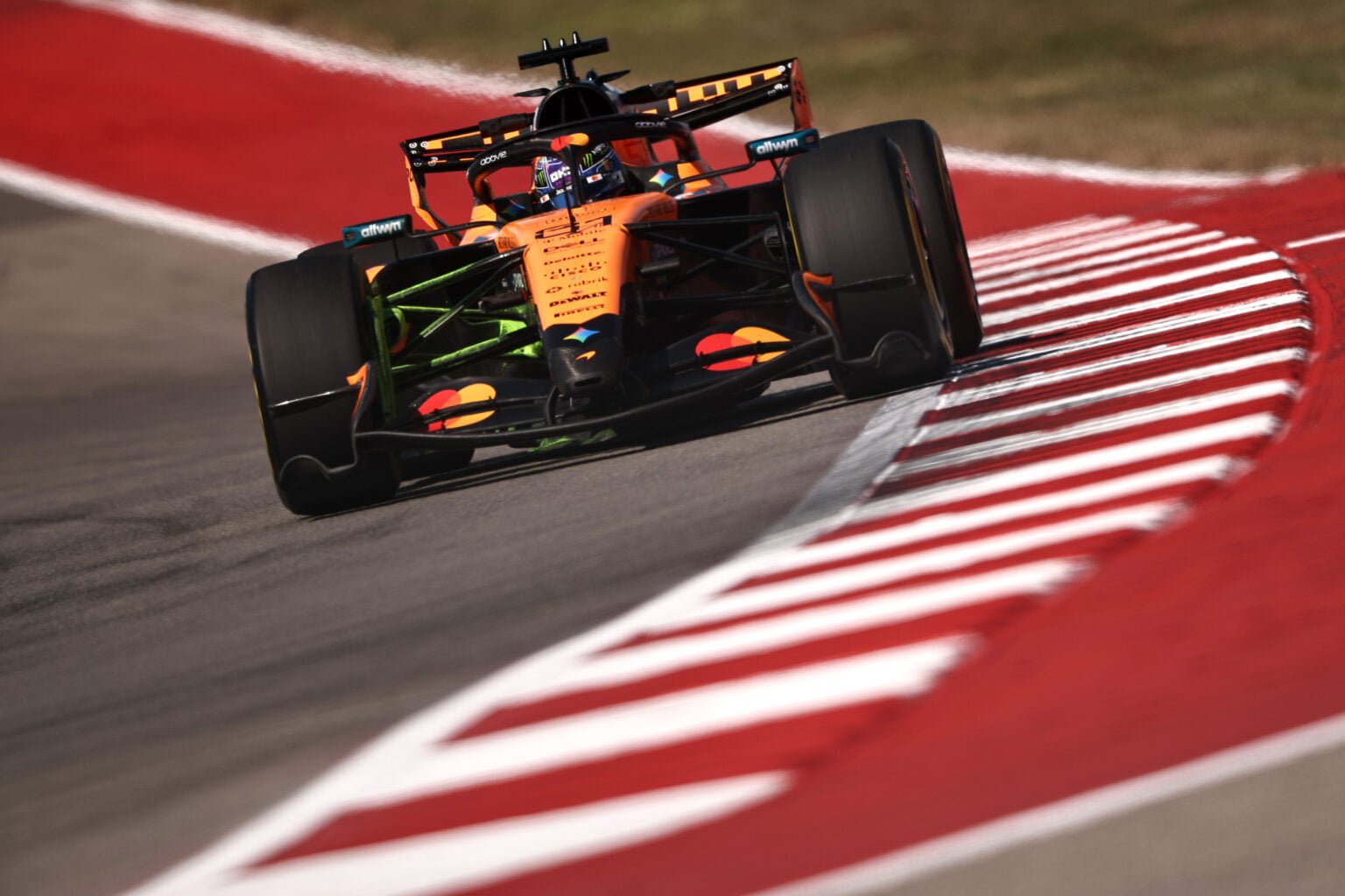 McLaren driver Oscar Piastri on track during FP1 at the 2026 F1 United States Grand Prix