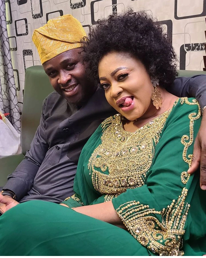 See Funny photos of Femi Adebayo with Toyin Abraham, Mide Martins, Funke Akindele and other actors