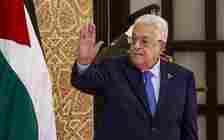 Palestinian Authority President Mahmoud Abbas on March 31, 2024, in Ramallah. (Jaafar Ashtiyeh/AFP)