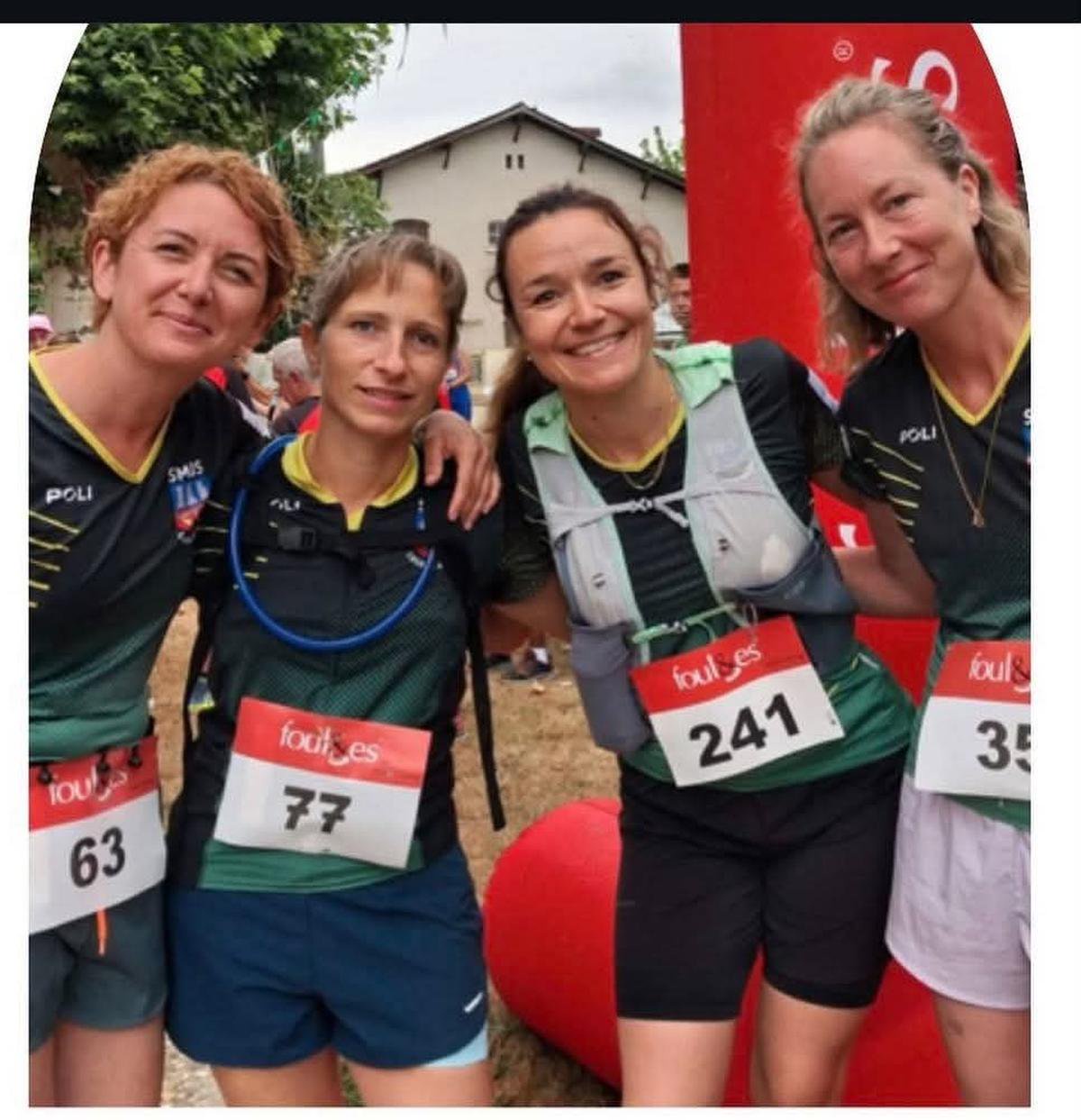 De gauche à droite : Barbara Mateos, Émilie Brayelle, Marion François et Sabrina Roulleaux.