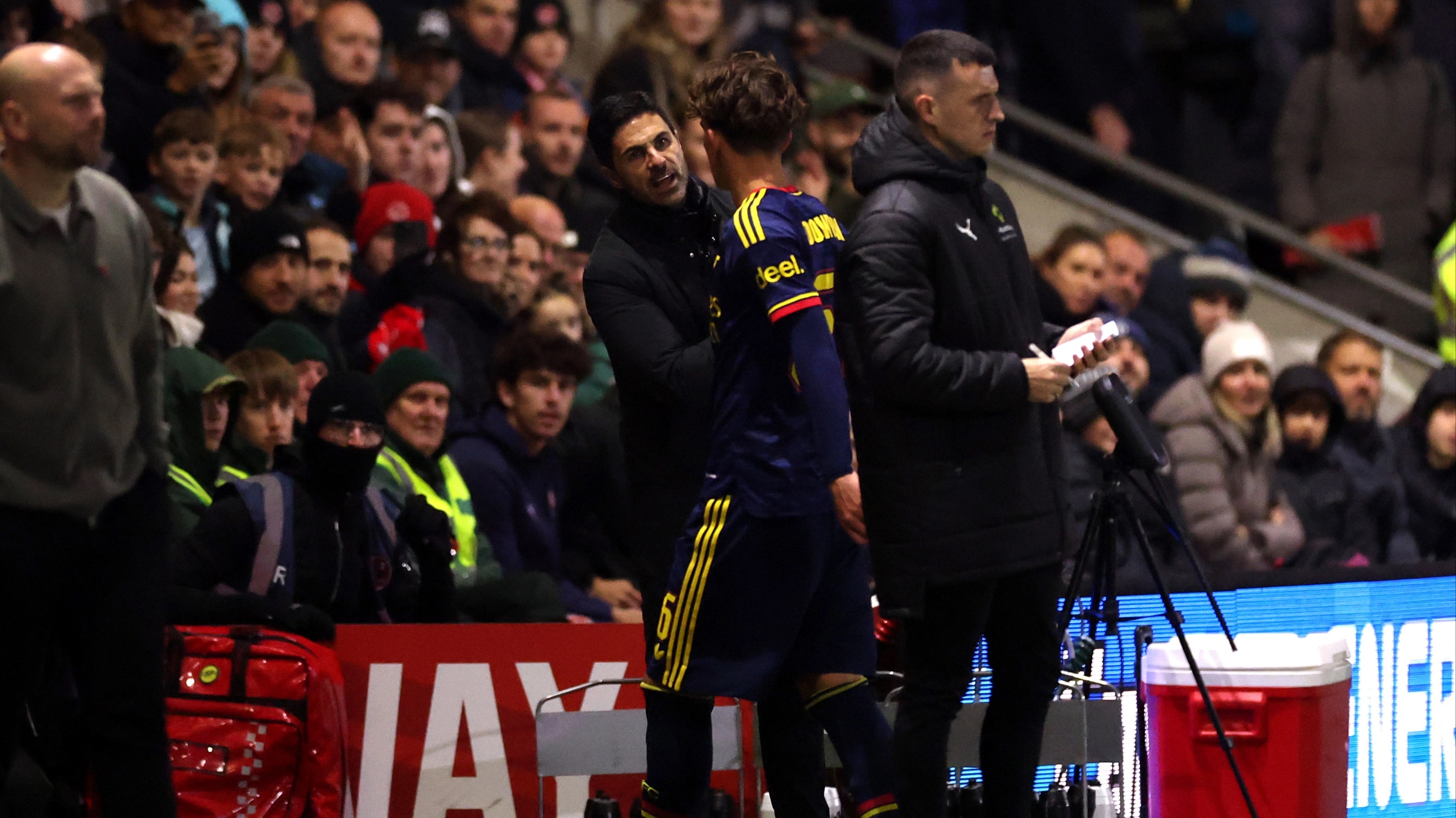 Mikel Arteta precedent on Arsenal red cards offers insight into Max Dowman dressing-down