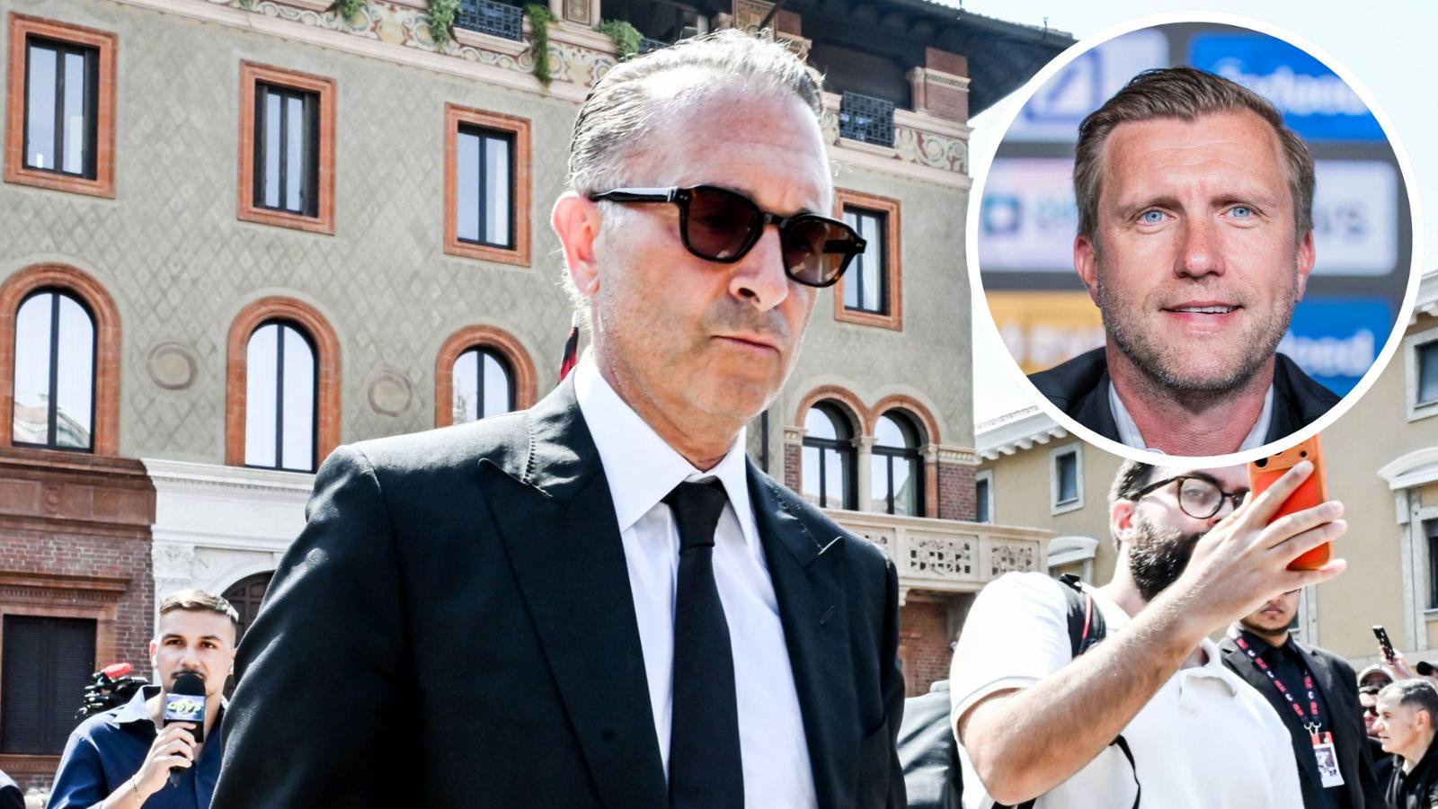 Milan-Boss Gerry Cardinale sagt einer schnellen Einigung mit Markus Krösche ab.