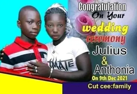 Arrest both parents - People express outrage as an underage boy gets married to an equally young girl