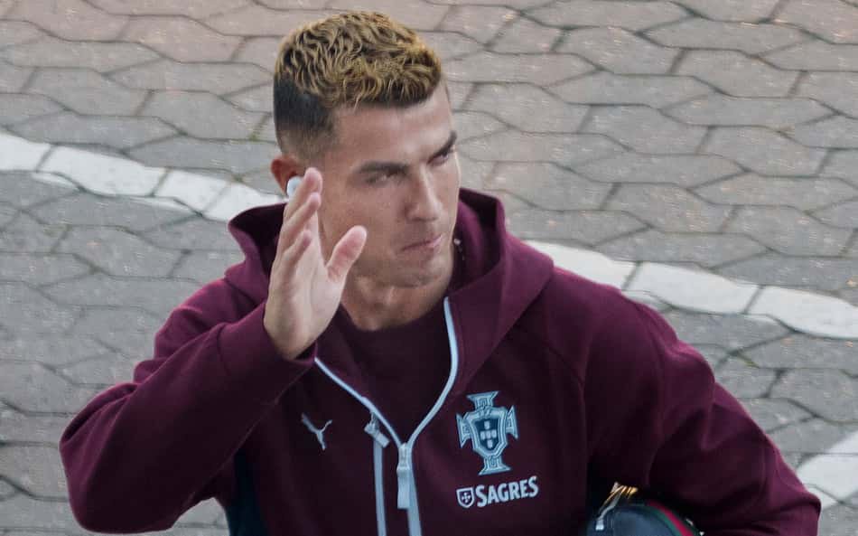 Cristiano Ronaldo na concentração da seleção de Portgal