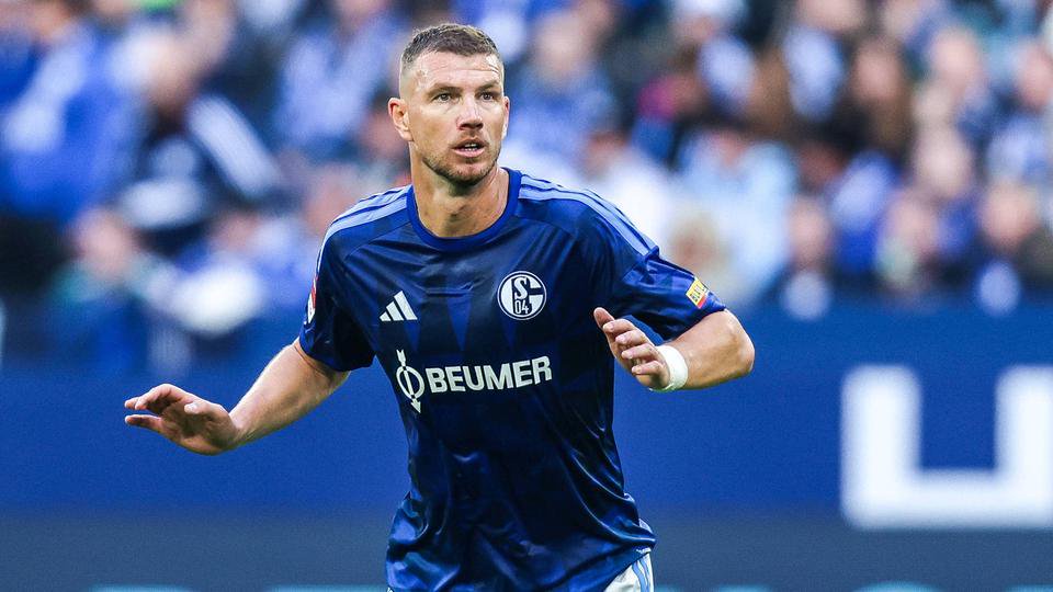 Ohne Bindung zum Spiel: Schalkes Edin Dzeko