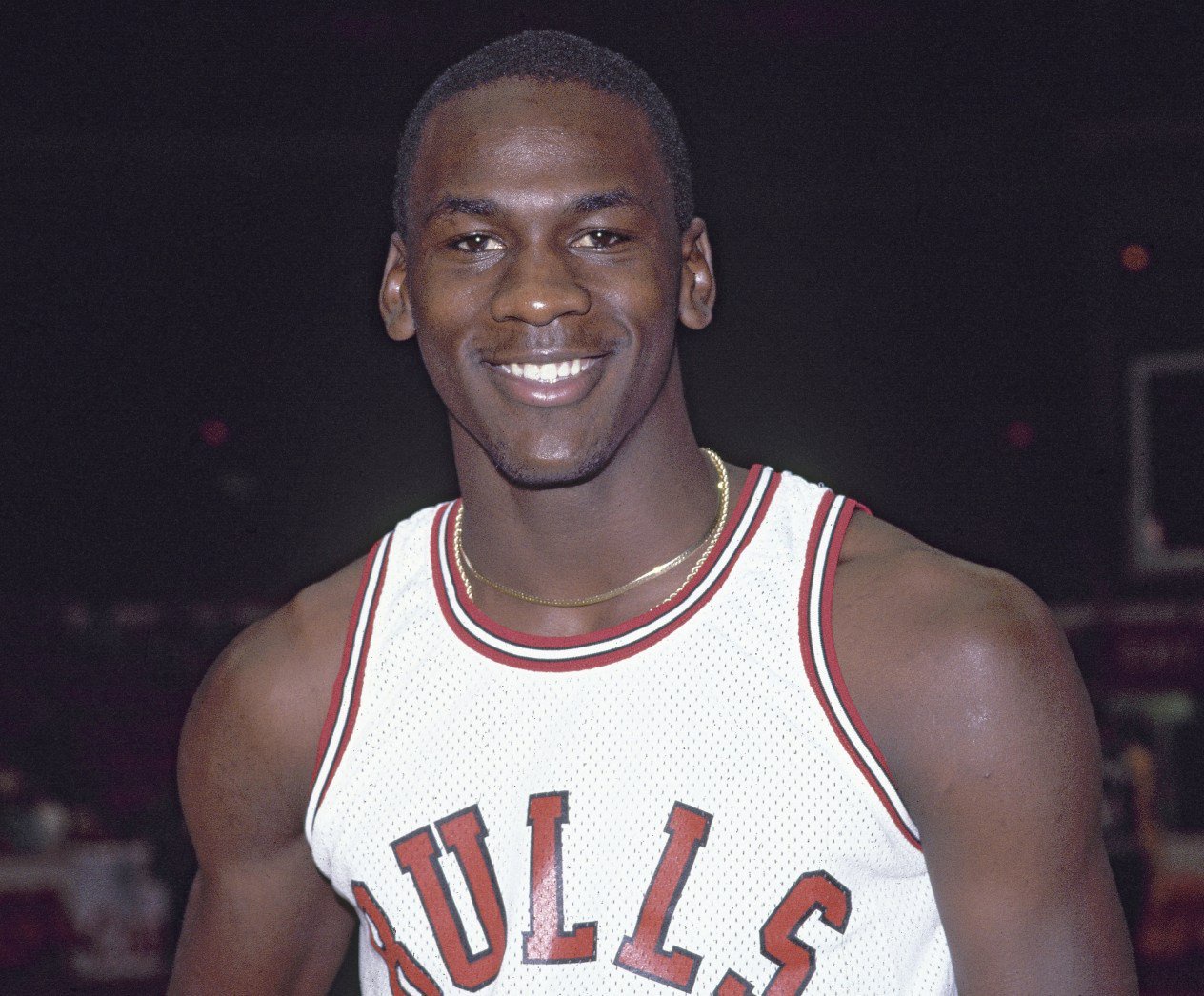 Chicago Bulls guard Michael Jordan in uniform in 1984. (AP)