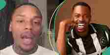 See what lookalike man behind Enioluwa's alleged leaked gay tape has to say (video)