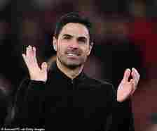 Mikel Arteta's side moved three points clear at the top of the Premier League