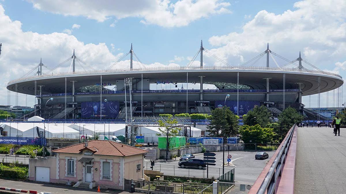 Stade de France exterior before UEFA Champions League final
