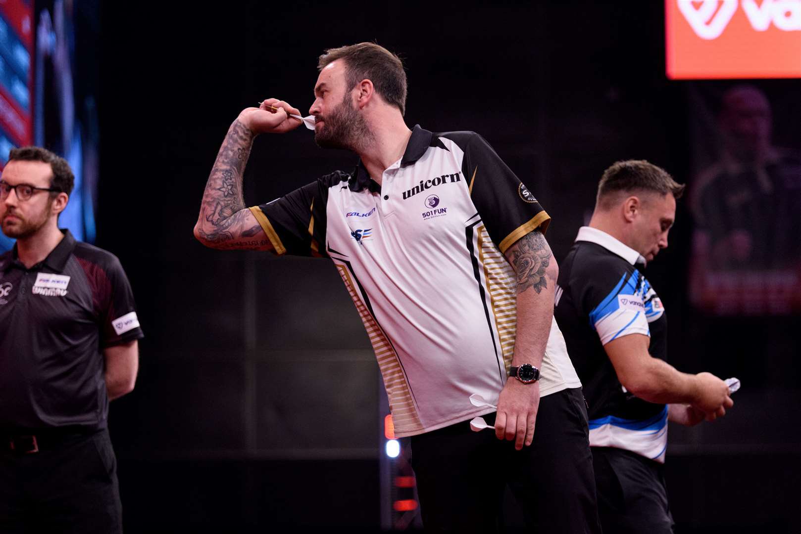 Kent-born darts star Ross Smith has been crowned European champion for the second time following a thrilling victory in Germany. Picture: PDC