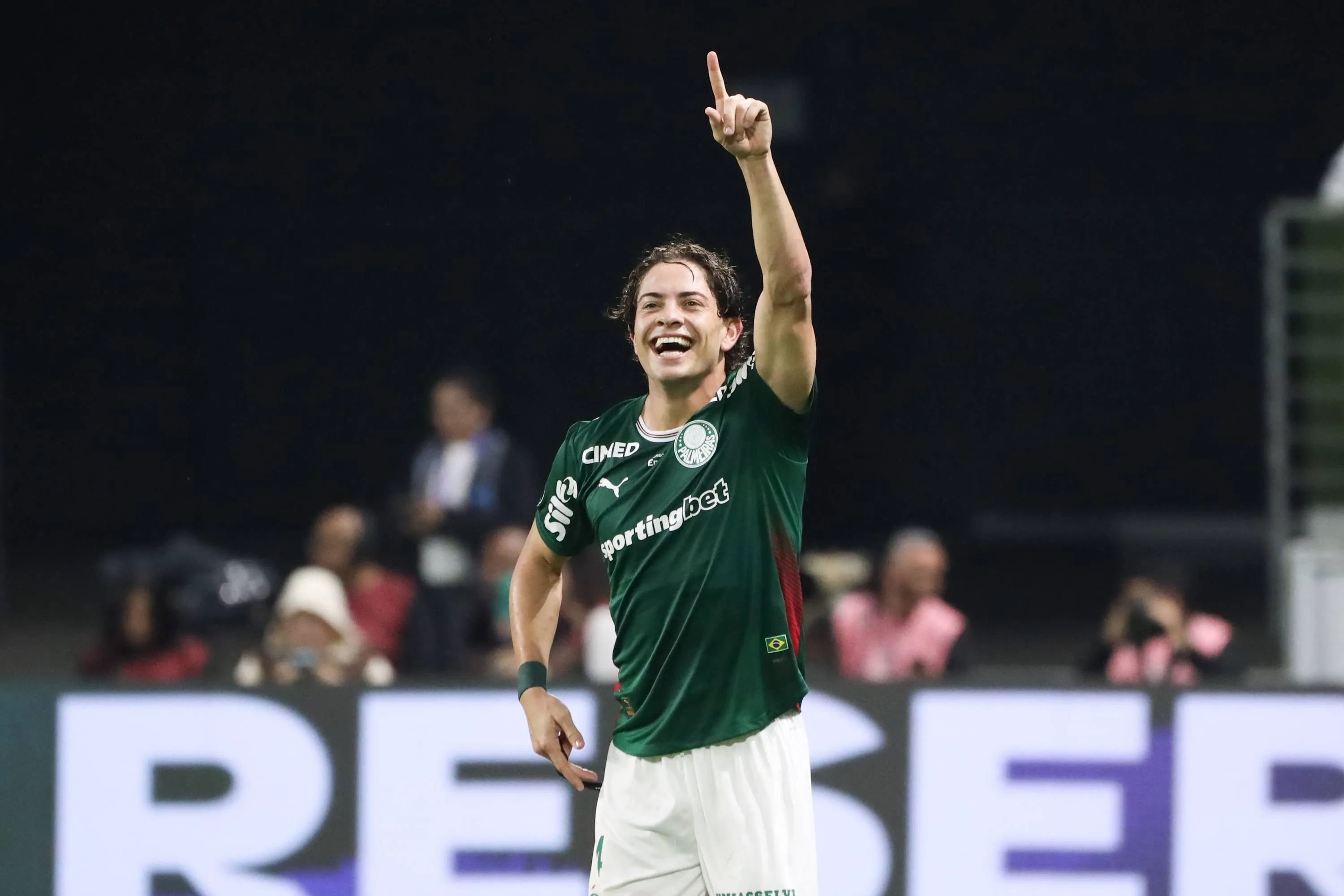 Giay celebra gol pelo Palmeiras