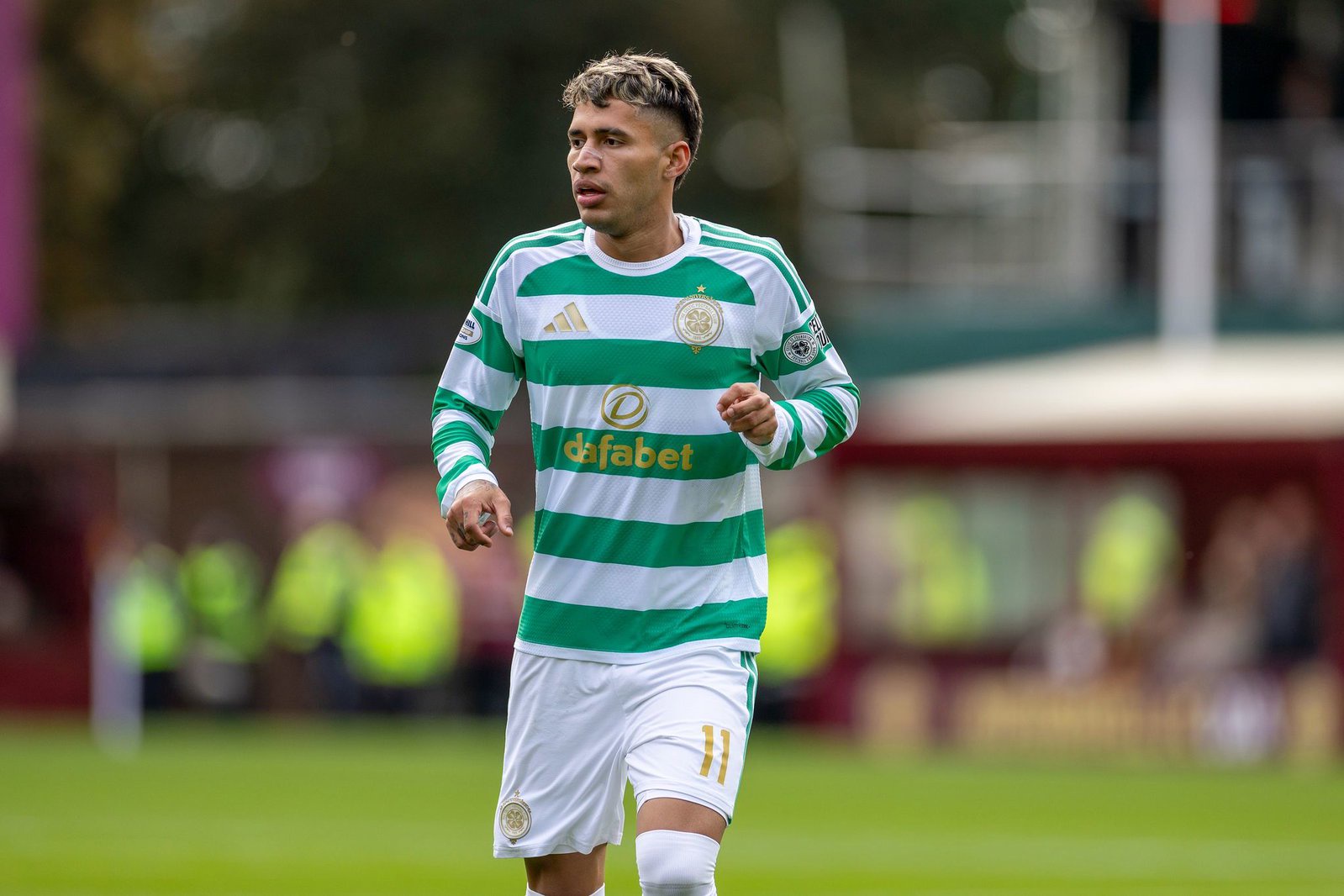 Camilo Duran in action for Celtic at Motherwell