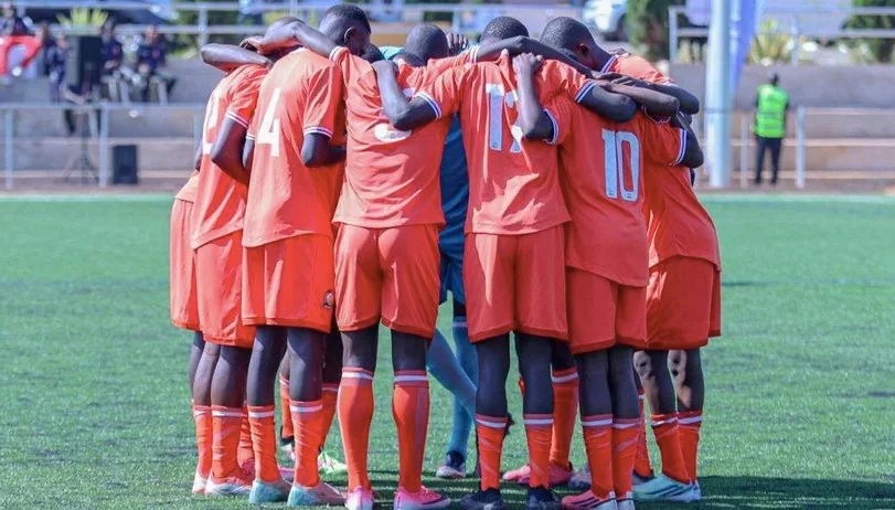 Kenya's Emerging Stars thrash Malta 6-2 in FIFA U-15 World Cup opener - Emerging Stars players huddle before a past match. (Photo: Football Kenya Federation)