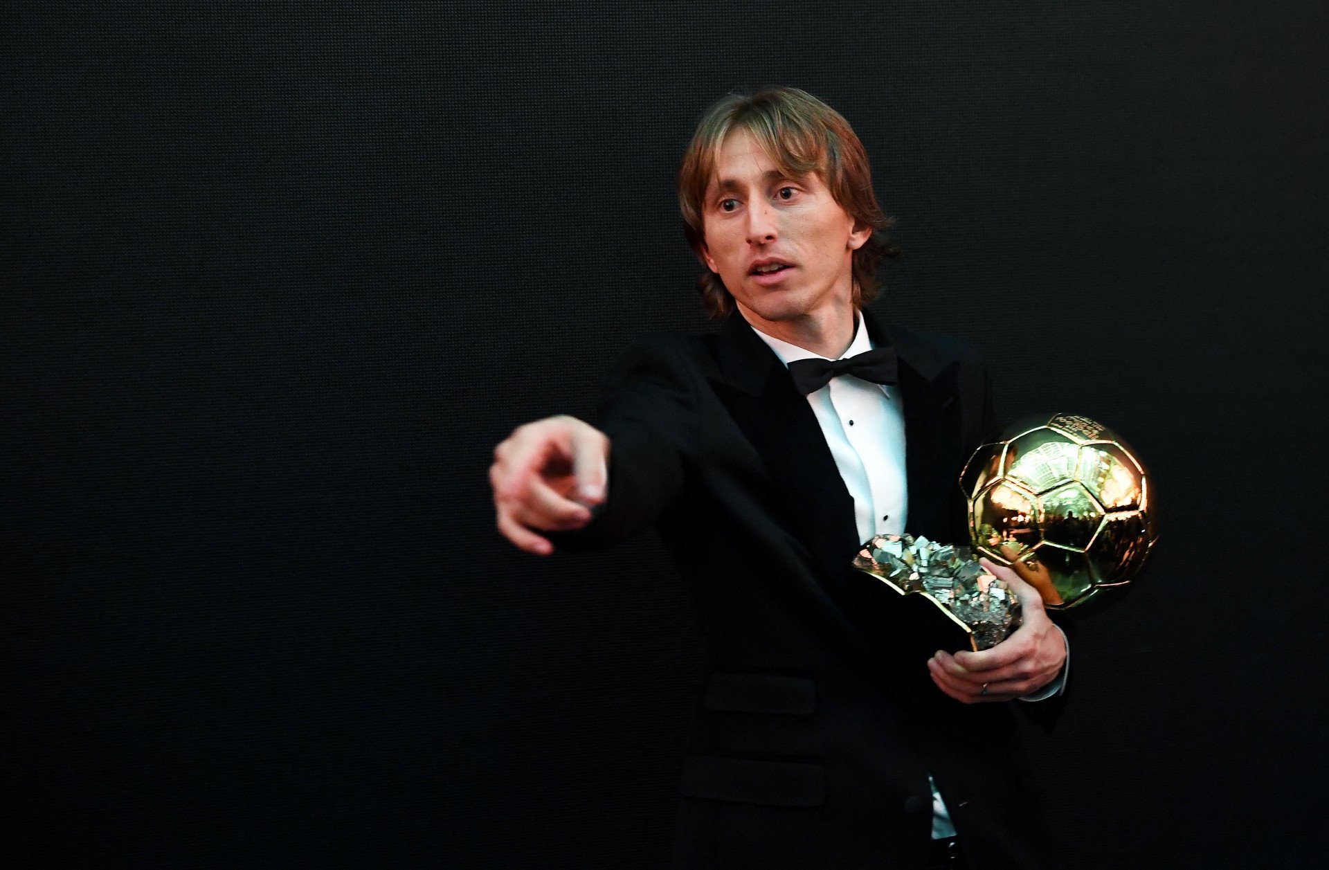 Finalista da Copa do Mundo e campeão da Liga dos Campeões, Modric venceu a Bola de Ouro em 2018 - Franck Fife / AFP