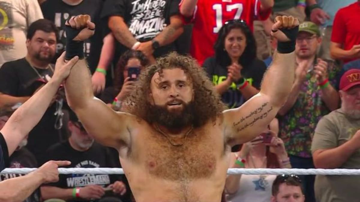 Tony D’Angelo after defeating Myles Borne on WWE NXT