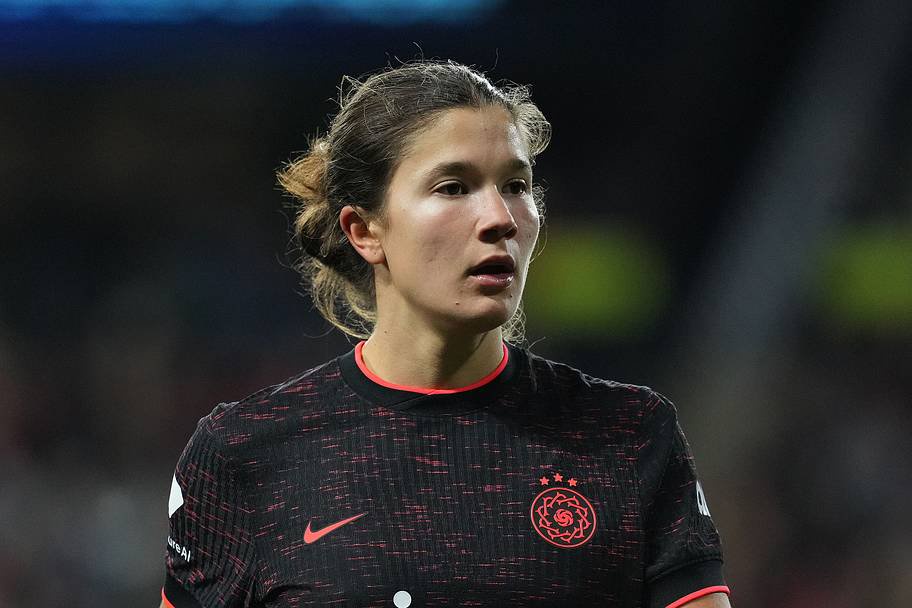 Pietra Tordin looks on during the NWSL match between Portland Thorns FC and North Carolina Courage at Providence Park. 