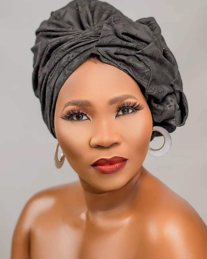 See Lovely Photos Of Popular Yoruba Actress Yewande Adekoya, Her Husband And Two Cute Children