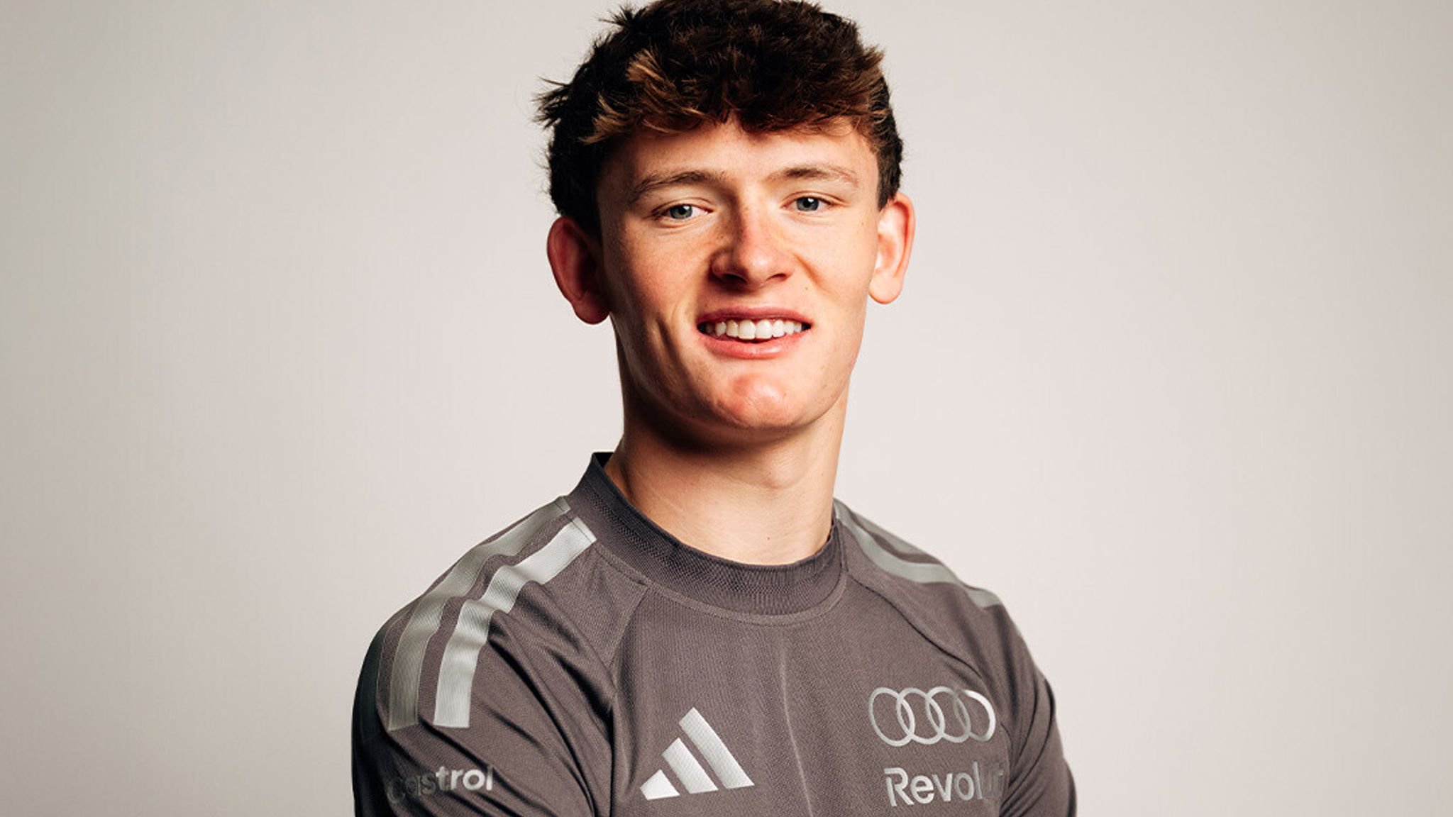 Audi junior Freddie Slater will make his first F1 practice outing in Mexico (Credit: Audi Revolut F1 Team)