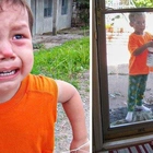Lost Little Boy Goes House to House Looking For Help until His Carbon Copy Opens the Door