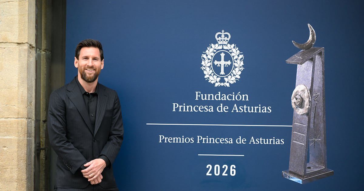 Lionel Messi Receives the 2026 Princess of Asturias Award for Sports in Oviedo