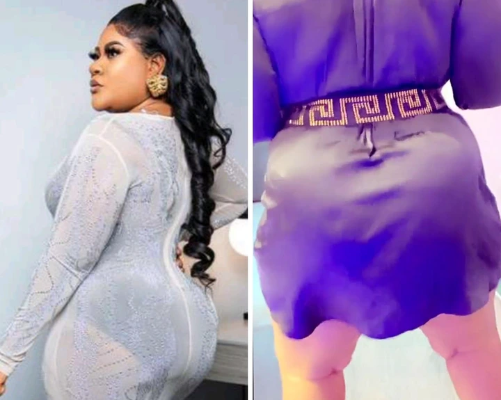 “I Will Reply with A Pantless Video, Bro This Backside is Meant for a Billionaire” — Nkechi Blessing To Ex-Lover, Falegan