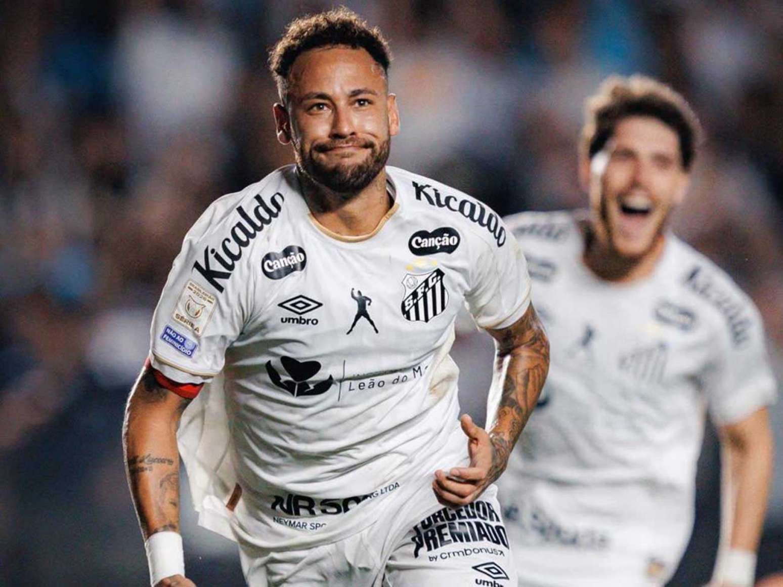 Na última vez que entrou em campo. Neymar fez dois gols contra o Flamengo –