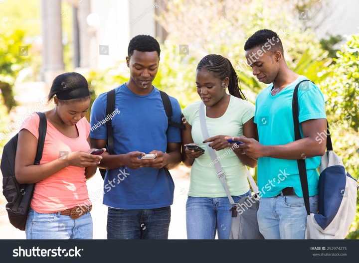 Pretty African College Girl Talking Her Stock Photo 252979306 | Shutterstock