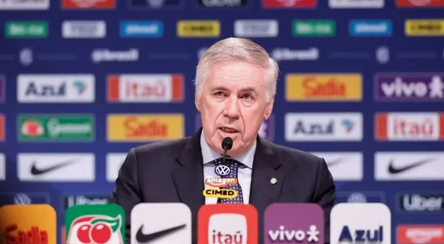 Ancelotti convoca 26 jogadores para amistosos da Seleção Brasileira contra Japão e Singapura