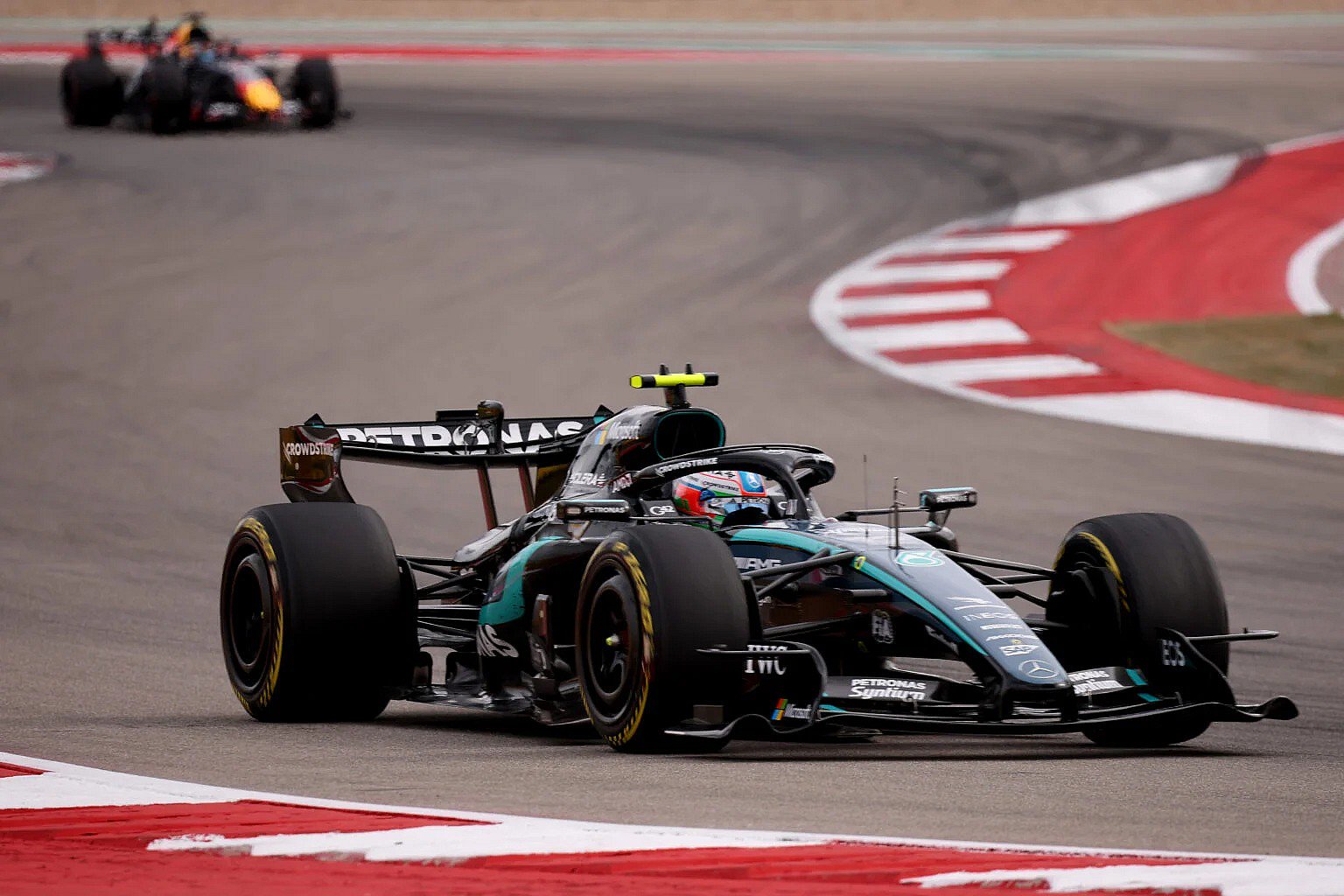 Kimi Antonelli wins the United States Grand Prix but has to wait to seal F1 world title