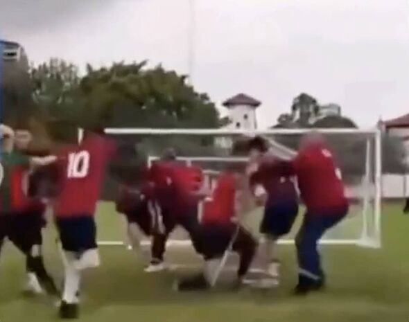 Amputee football fight