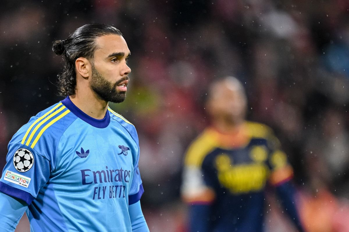 Arsenal goalkeeper David Raya