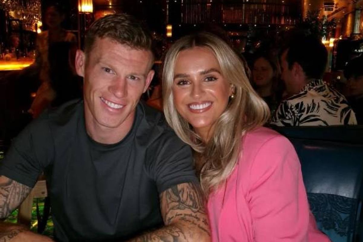 James McClean with his wife, Erin McClean.