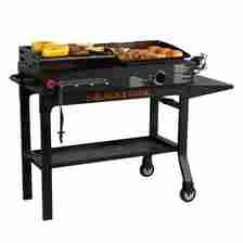 Duo Propane Griddle and Charcoal Grill Combo