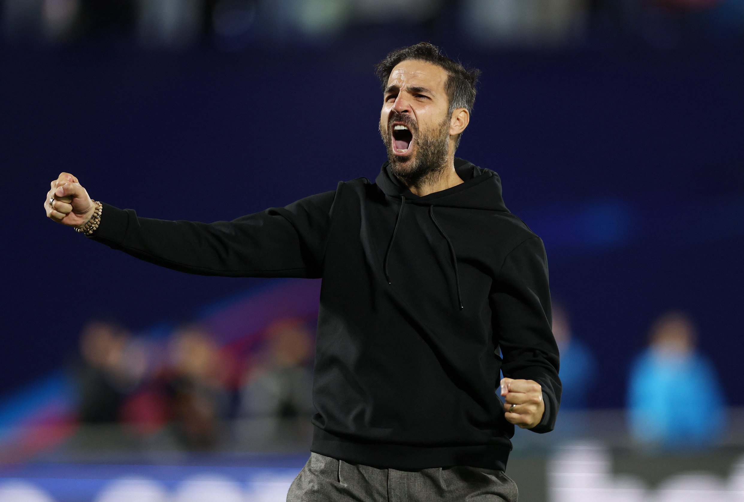 Cesc Fabregas saw his Como team outplay United in a one-sided Champions League win
