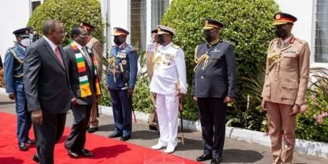 Uhuru Signs 7 Agreements With Mugabe Successor - Kenyans.co.ke